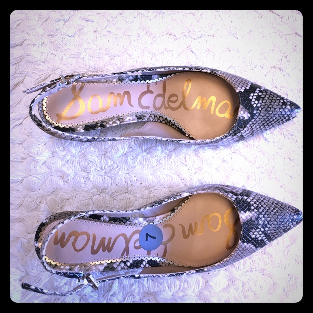 Sam eldelman Ludlow slingback kitten heel!